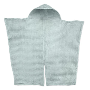 Økologisk babydragt/håndklæde, lyseblå