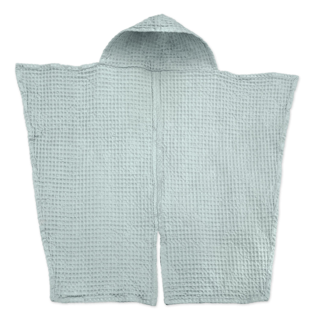 Økologisk babydragt/håndklæde, lyseblå