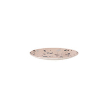Terrazzo bamboo tallerken, rosa